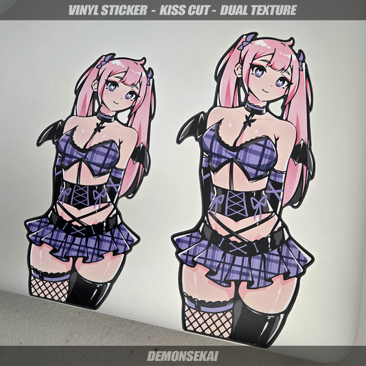 Purple Plaid Succubus