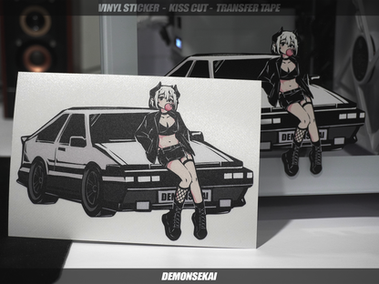 DEMONSEKAI Eurobeat 86! Sticker